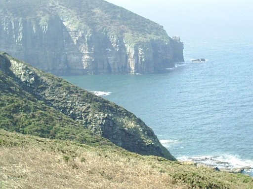 Bizarre Kstenformen in der Bretagne